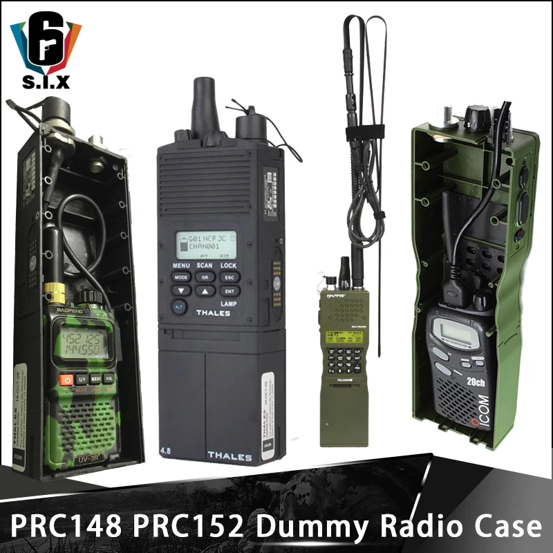 

Z-TAC Tactical Military Softair Army Radio PRC-148 PRC 152 Dummy Radio Case With Antenna Package Talkie Walkie PRC 148 PRC-152