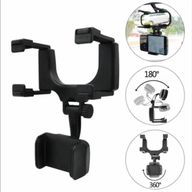  Auto Rückspiegel Halterung Halter Stehen Cradle Für Handy GPS Universal