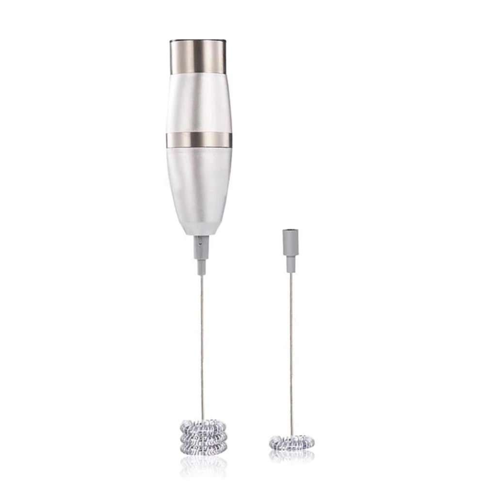 Beli Rumah Listrik Genggam Susu Frother Foamer Telur Pemukul Ganda Musim Semi Triple Spring Kocokan Stainless Steel Minum Mixer Coffe