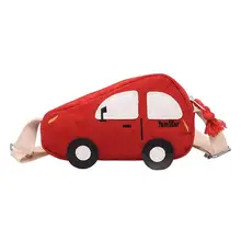 Милые детские сумки для девочек, детские сумки через плечо, автомобильный кошелек из вельвета