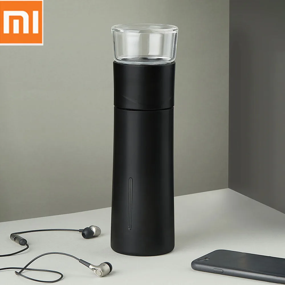 Новый Xiaomi Mijia PINZ чай 300 мл портативная кружка для воды наружные кружки для путешествий Термочашка бутылка с сеточкой для заваривания чая