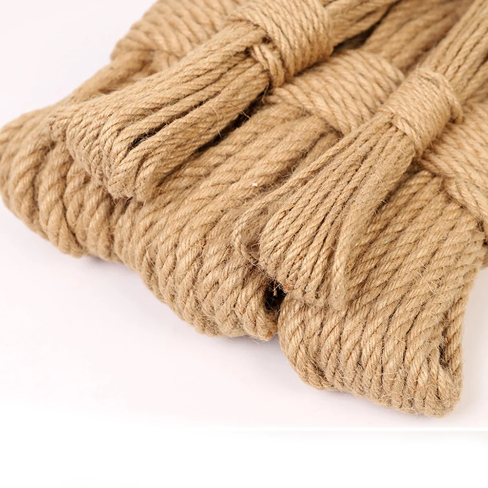 

4mm/8mm/10mm 100m Jute Ropes Twine Natural Hemp DIY Nordic Home Decor Cat Pet Scratching