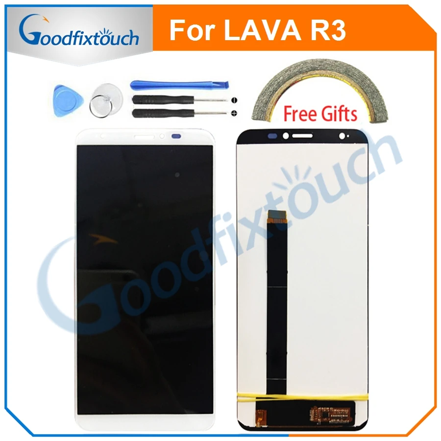ЖК-экран для LAVA R3 ЖК-дисплей цифровой преобразователь экрана в сборе сенсорная