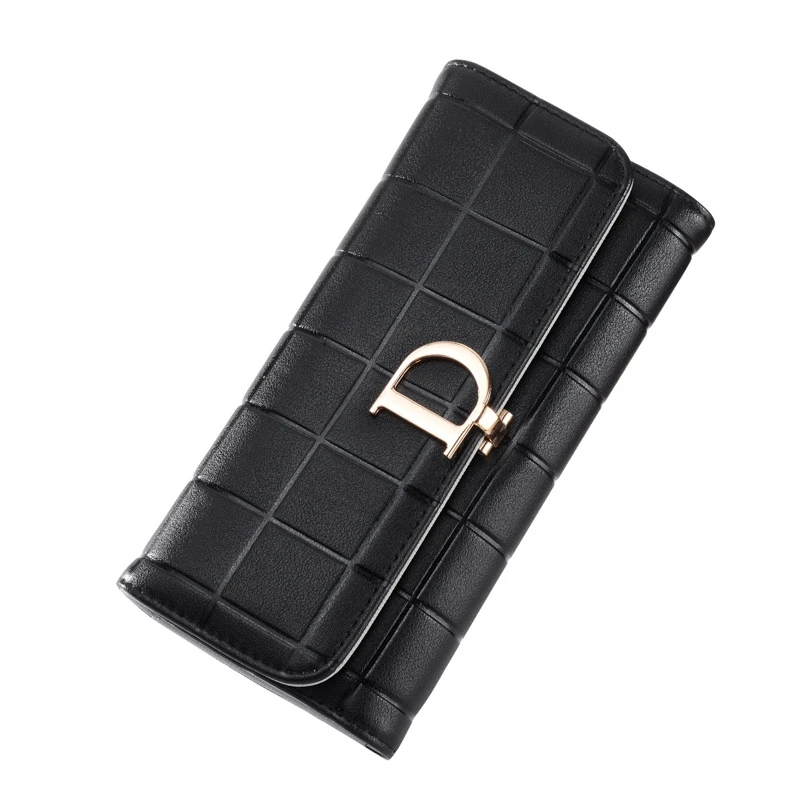 

Europe And United States Big-Handed Women's Wallet Long Fashion Buckle Multi-Function Multi-Card Wallet