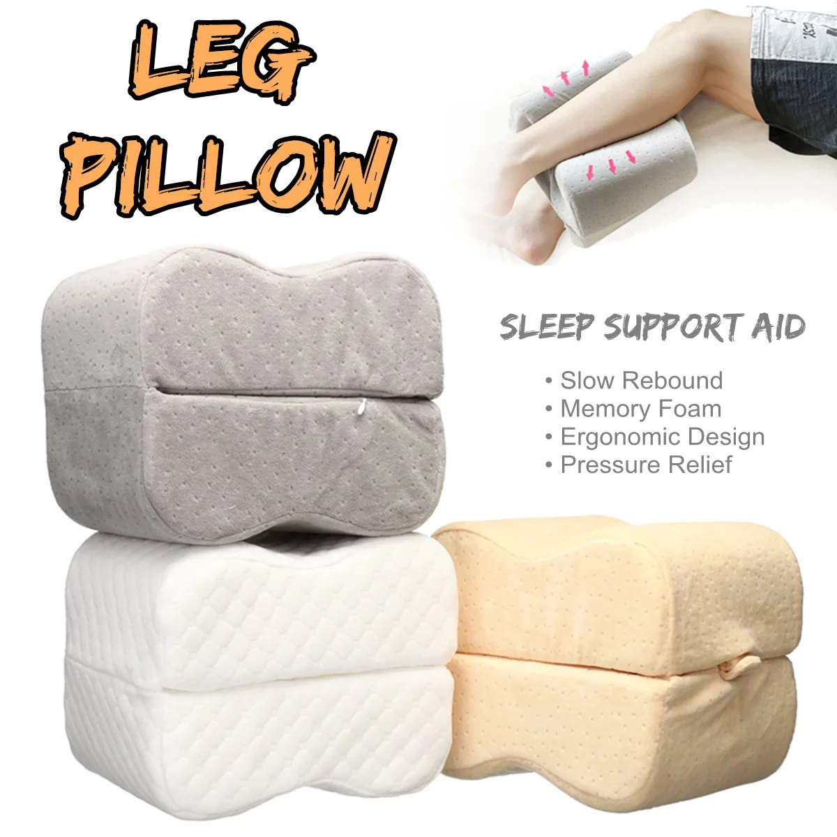 Memory Foam Knee Leg Pillow B Shape Bed Cushion Leg Pad Leg Shaping Pillow Pregnancy Body Pain Relief Sleeping Pillow 3 Colors Memory Foam Knee Leg Pillow B Shape Bed Cushion Leg Pad Leg Shaping Pillow Pregnancy Body Pain Relief Sleeping Pillow 3 Colors