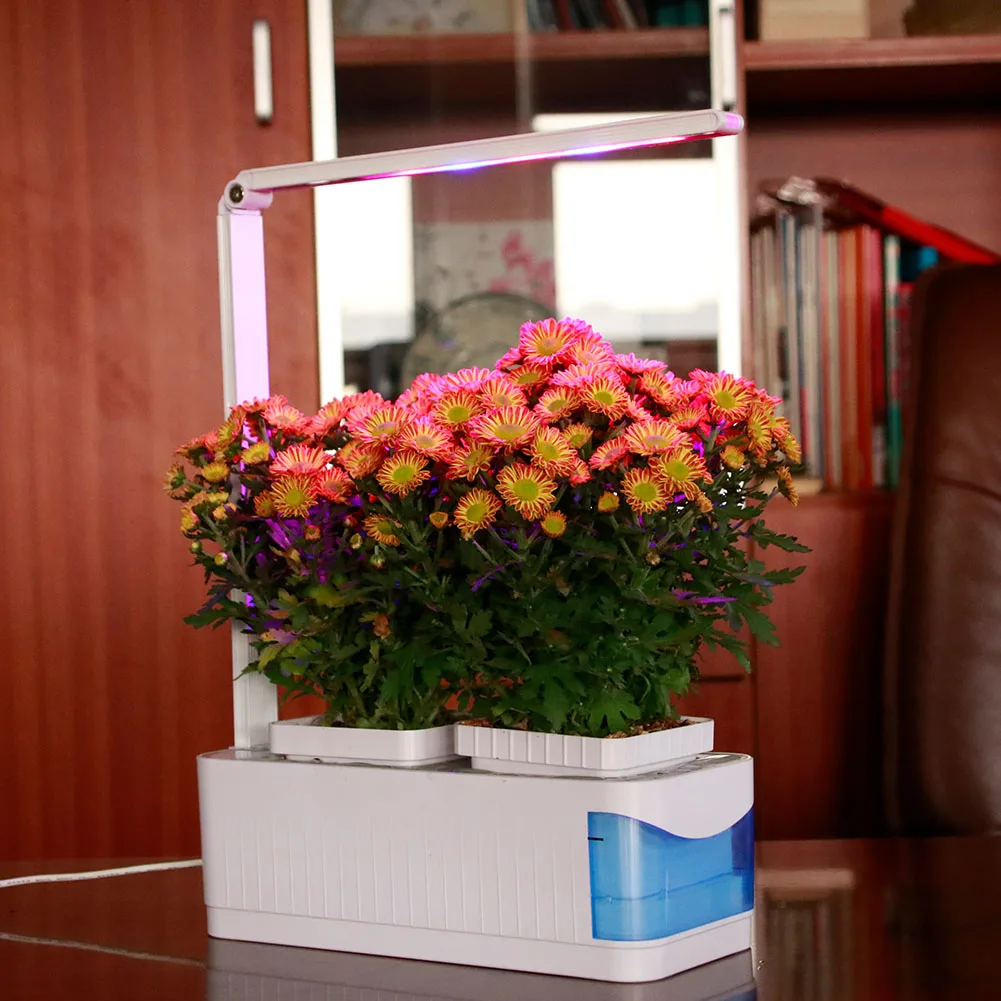 

HOT SALE 257X111X108mm Lamp Full Spectrum Plants Grow Hydroponics Led Herb Kit Indoor Garden Adjustable