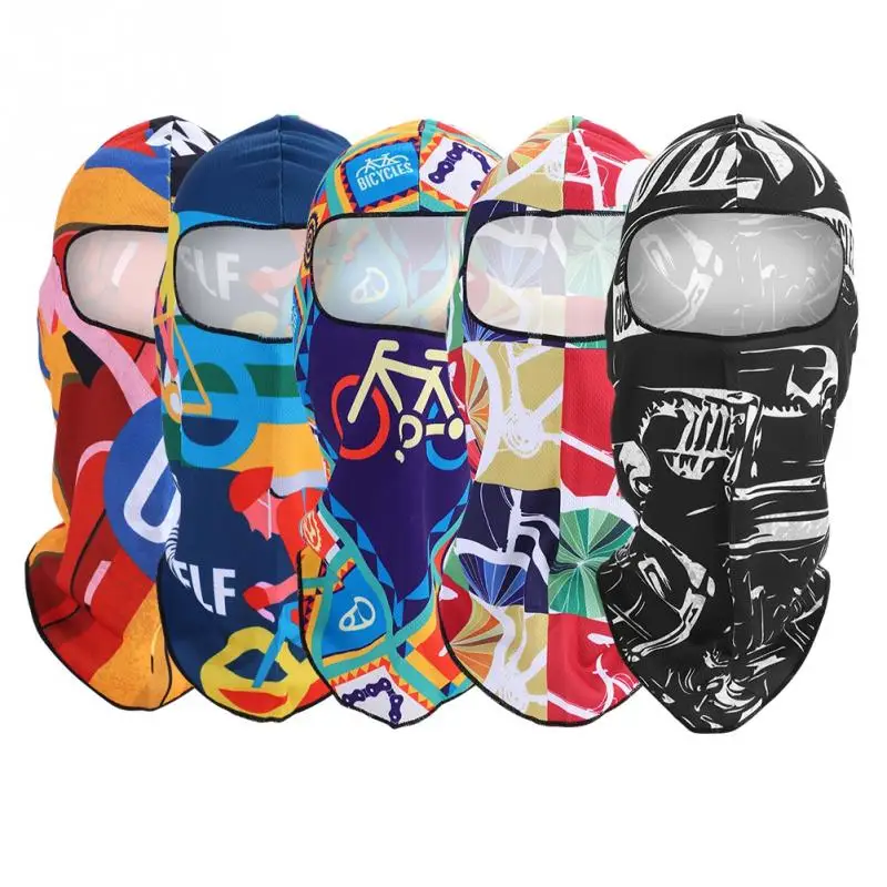 

Cycling Face Masks Sun protection Printing Mask Dust-proof Windproof Full Face Cover Neck Protecting Balaclava Cycling Equipment