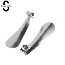 Senza Fretta 1 шт. Профессиональный рожок для обуви 14,5 см из нержавеющей стали металлический рожок для обуви ложка рожок для обуви инструмент для подъема обуви LDD0474