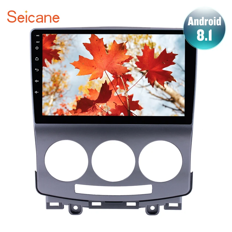

Seicane 9 Inch 2Din GPS Head Unit Android 8.1 Car Radio For 2005-2010 Old Mazda 5 Multimedia Player With OBD2 DAB+ Rear Camera