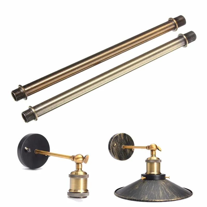

17cm Gold Bronze/Green Bronze Retro Vintage Lamp Base E27 Socket Lamp Base Holder Bulb Light Droplight Extension Rod Zinc Alloy
