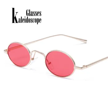 

Small Round Sunglasses for Women Brand Designer Eyeglasses Metal Frame Eyewears Retro Oval Sun Glasses