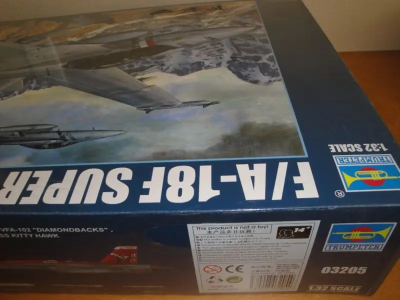 Trumpeter 03205 1/32 США FA 18F Супер Хорнет самолет комплект истребитель реактивная