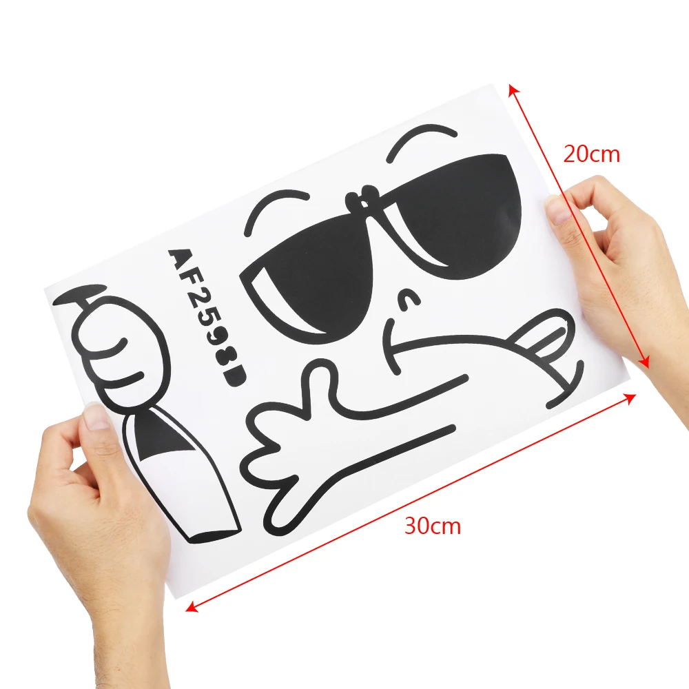 Cute Fridge Sticker Decoration Stickers Home Decors Vinyl Stickers For Kitchen Fridge Wall Wall Stickers Happy Delicious Face