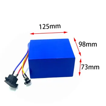 

SWORDS FOX 24v 12ah 6S5P lithium battery pack 25.2V 12ah battery li-ion for bicycle battery pack 350w e bike 250w motor kit