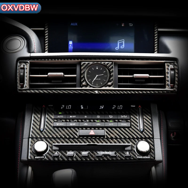 Аксессуары из углеродного волокна для LEXUS IS300H 200 250 350 внутренняя отделка