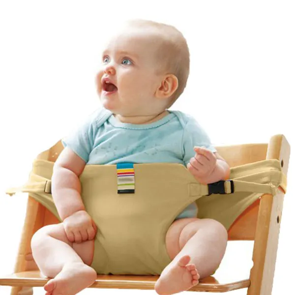 Portable Baby Chair Infant Seat Product Dining Lunch Chair Seat Safety Belt Feeding High Harness YJS Dropship