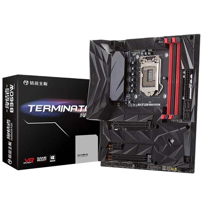 Оригинальный MAXSUN B360W MATX Материнская плата Intel B360 Чипсет LGA1151 USB3.1 двухканальный DDR4