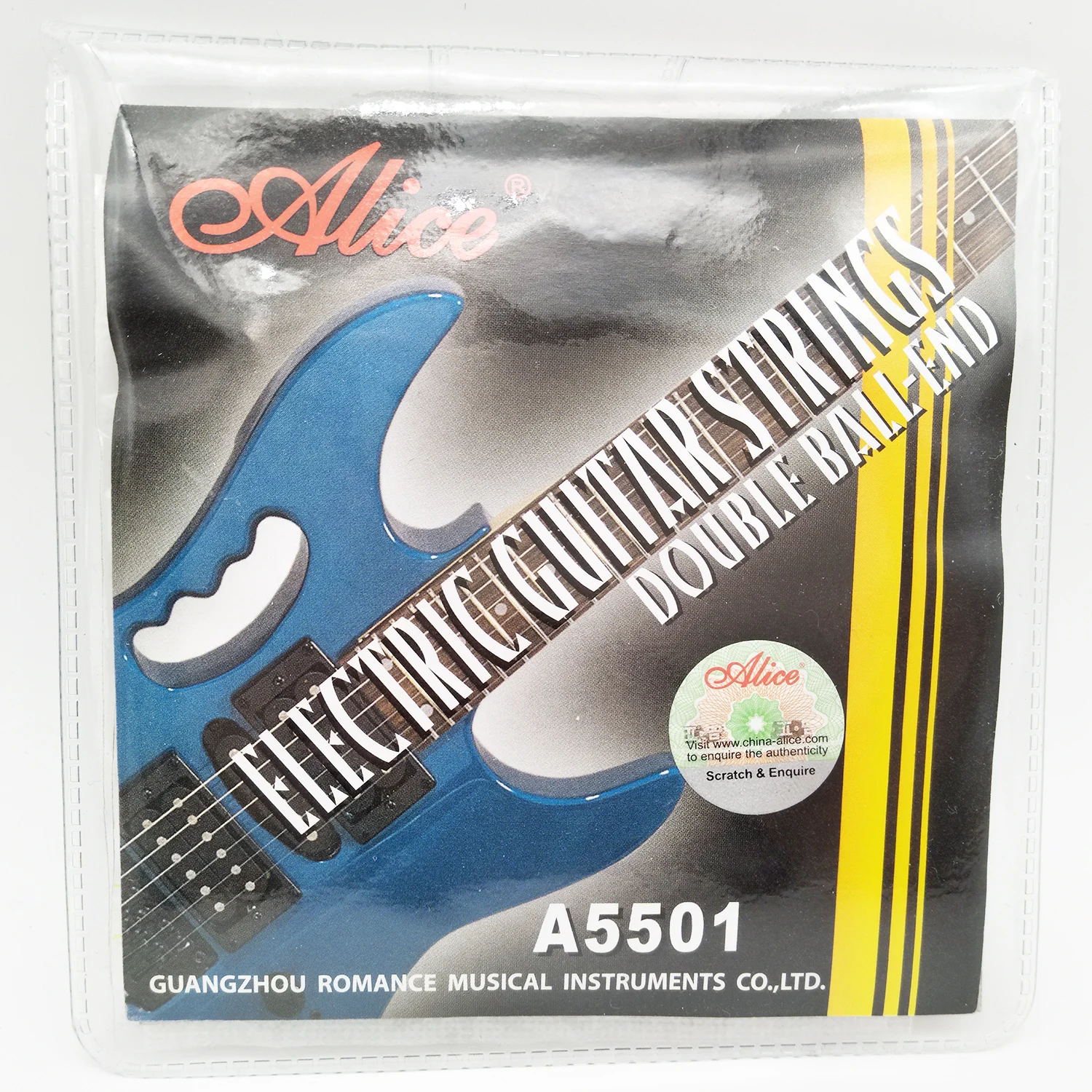 

Alice Headless Double Ball End Electric Guitar Strings A5501 Guitar Accessories 1st-6th Strings