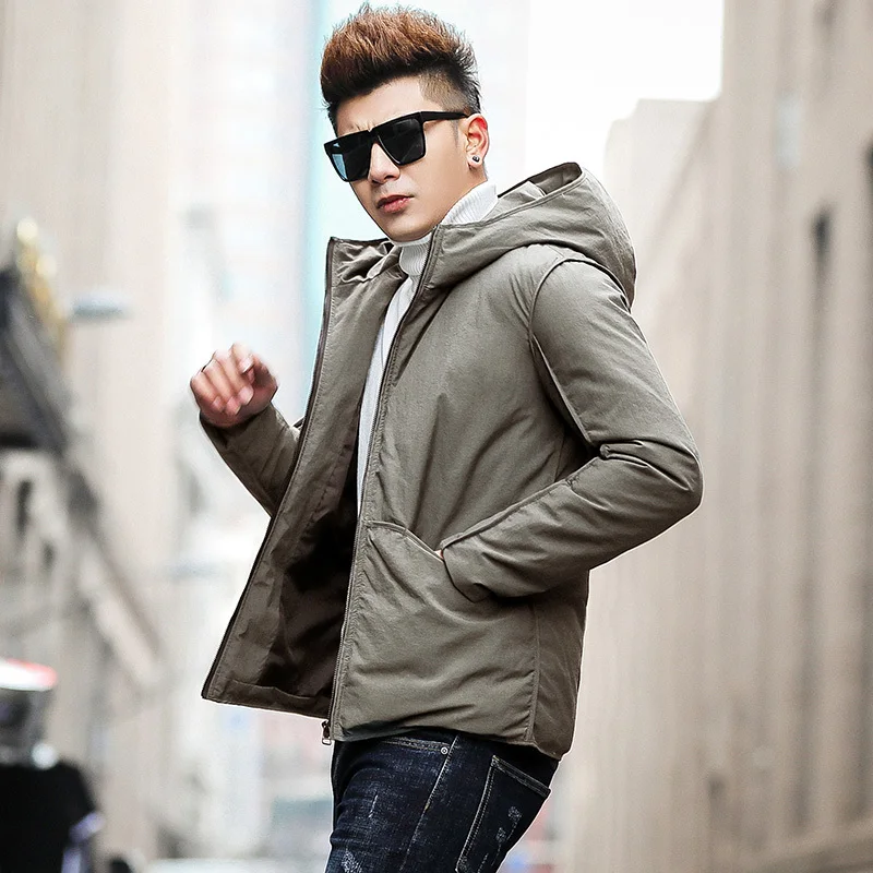 winter canada Even Hat Down Clothes Short Fund Loose goose feather Coat jaket men Tide Male mens clothing winter canada Even Hat Down Clothes Short Fund Loose goose feather Coat jaket men Tide Male mens clothing