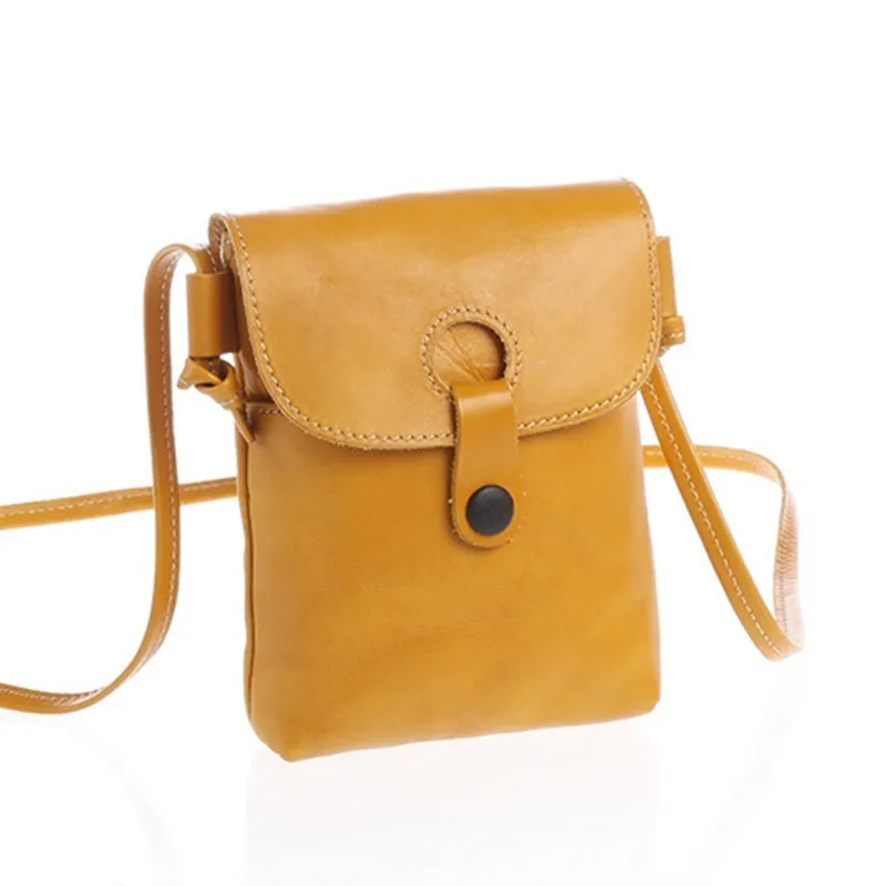 

Retro Crossbody Bag For Women Genuine Leather Bag Female Cowhide Leather Bags Mini Bags For Mobile Phone Bolsos Mujer Bolsa Kkln