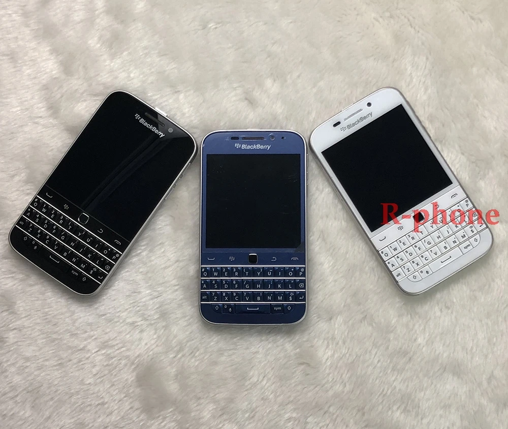 Разблокированный BlackBerry Classic Q20 16G rom 3," BlackBerry Q20 8MP 4G wifi Восстановленный телефон