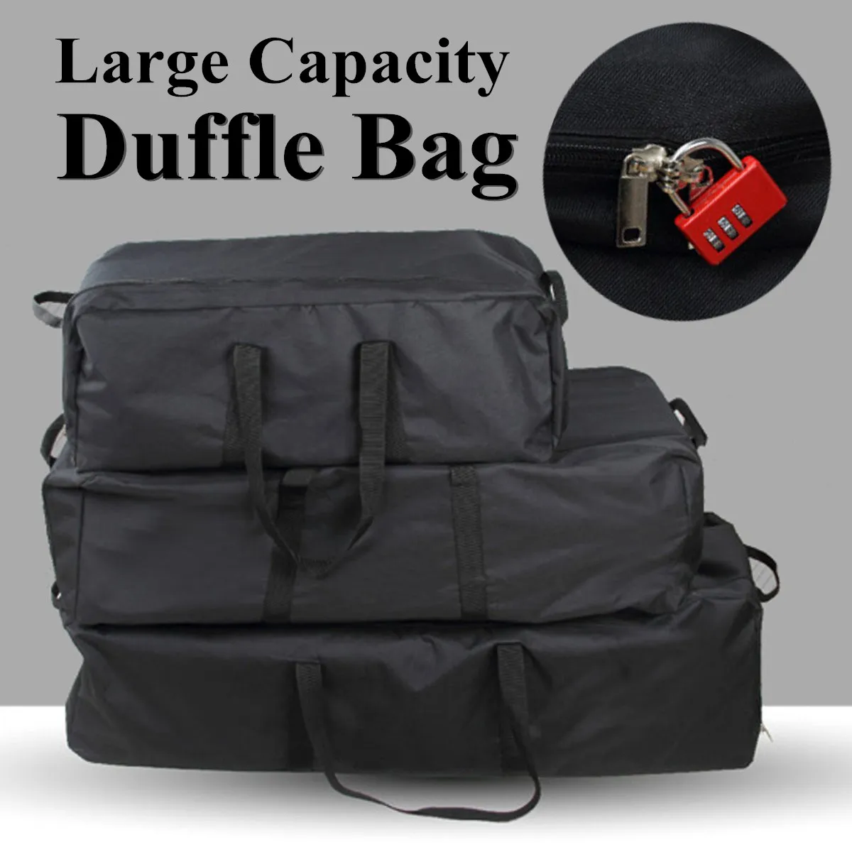 large foldable duffle bag