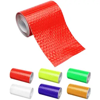 

5cmX 100cm 6 Colors Car Safety Warning Reflective Sticker Conspicuity Adhesive Tape Film Car Motocycle Sticker Bisiklet Decal