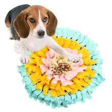Large Flowers Dog Snuffle Feeding Mat Washable Training Piecing Blanket Pet Playing Toy Encourages Natural Foraging Skills Mat Large Flowers Dog Snuffle Feeding Mat Washable Training Piecing Blanket Pet Playing Toy Encourages Natural Foraging Skills Mat