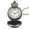 Montre de poche à Quartz pour hommes et femmes, Vintage, Design créatif, style Steampunk, pendentif exquis, horloge, 4 couleurs, collier chaîne rétro ► Photo 2/6