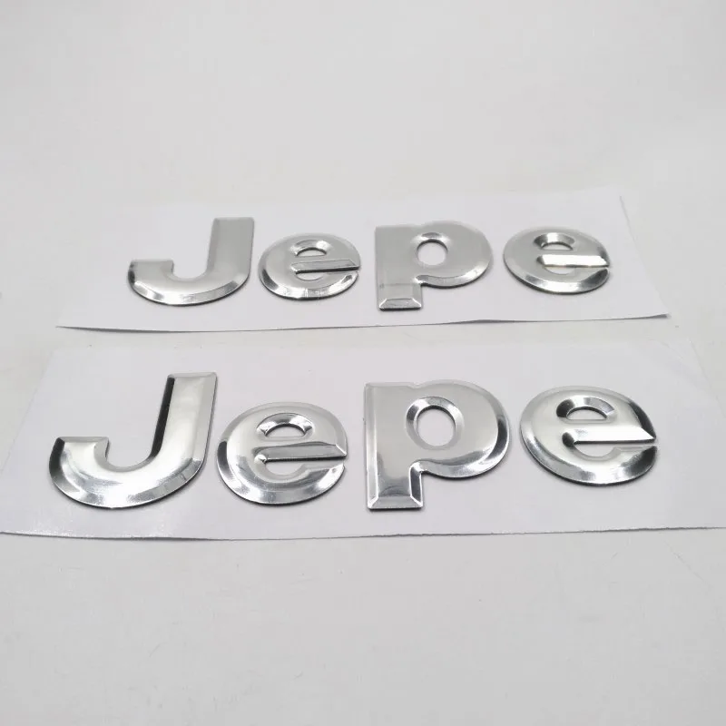 

1PC 3D Car Stickers For Jeep Logo JDM Car Stickers For Jeep Wrangler Jk Car Styling Emblem Badge Decal 3D Vinyl Auto Accessories