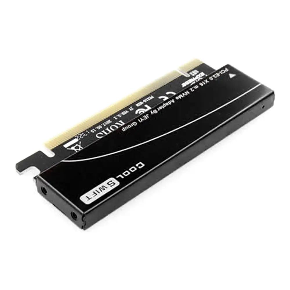 JEYI NVME M.2 X16 PCI-E Пыленепроницаемая Riser Card Cool Swift 2280 алюминиевый лист золотой бар теплопроводность кремния вафельное охлаждение