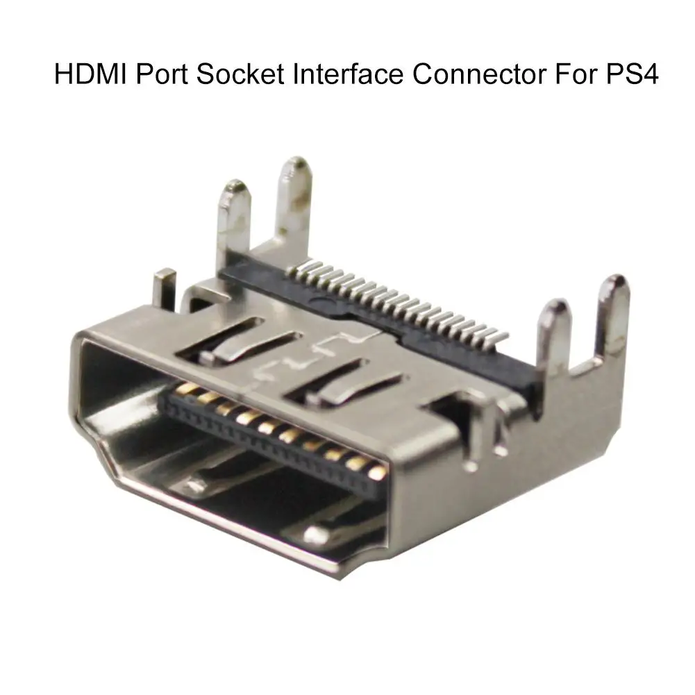 

New HDMI Port Display Socket Interface Connector Socket With19 Pin USB Cable Charging PortReplacement Parts For PS4