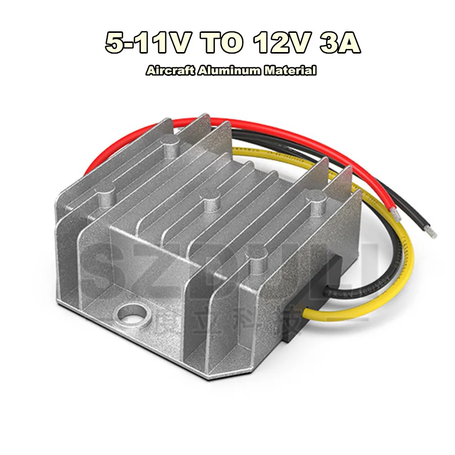 Вход 5-11 в алюминиевый повышающий преобразователь выход DC 12 В модуль регулятора 3A 36 Вт