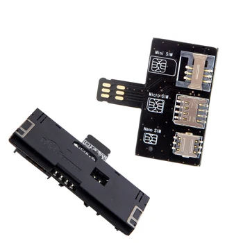 

SIM Activation Tools Kit Card Converter to Smartcard IC Card Extension for Standard Micro SIM Card and Nano SIM Card Adapter