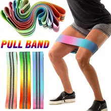 1 шт. Weerstand кольцо Vorm Kleurverloop анти-скользящая повязка Йога Riemen Фитнес Бодибилдинг был нарастать растяжения аксессуары