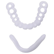 УЛЫБКА протез подходит топ косметические зубы удобный чехол мгновенный комфорт отбеливание зубов протез