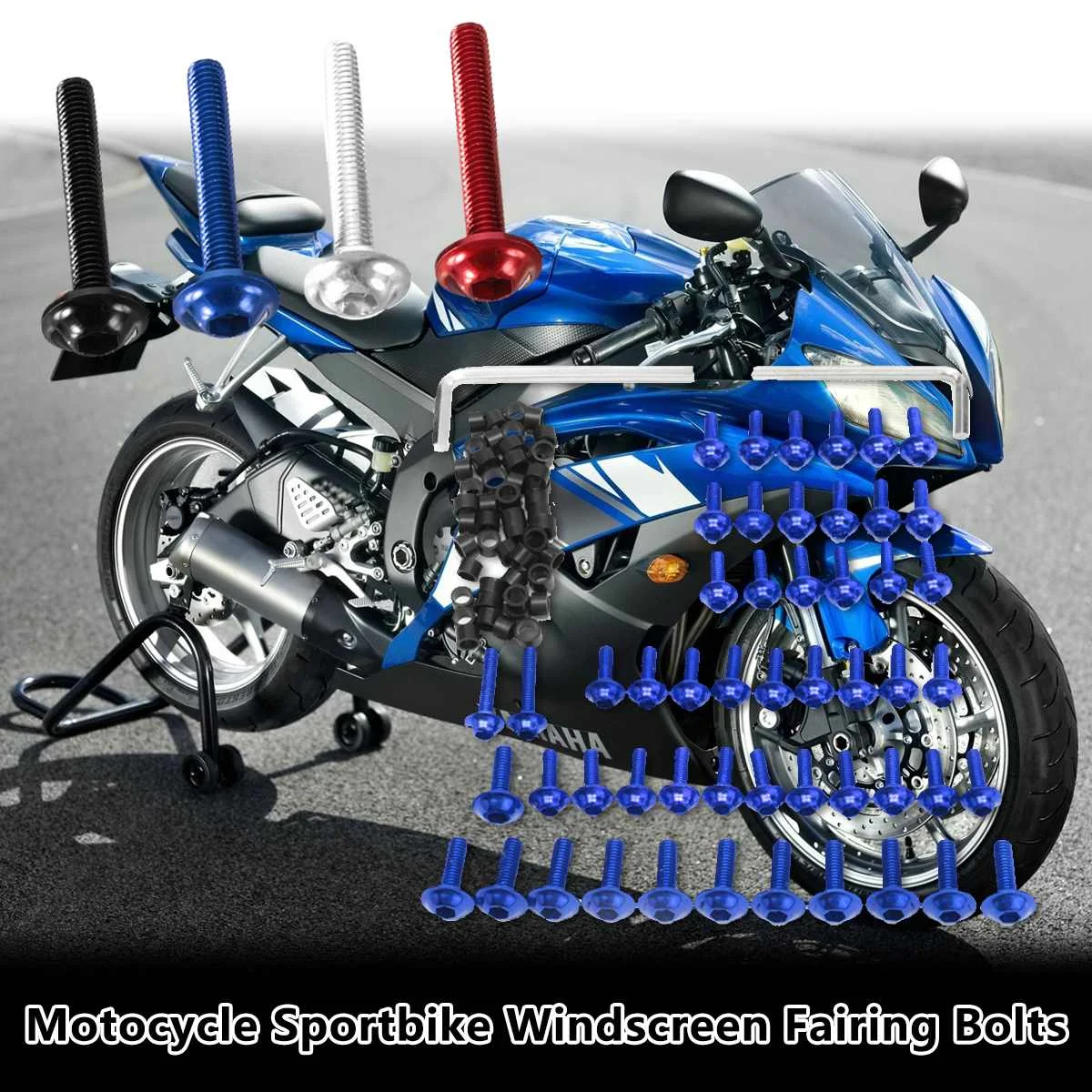 

Fairing Bolts Kit Fastener Clips Screw For Yamaha YZF R6 1999 2000 2001 2002
