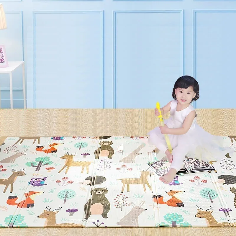 200X150 см детский игровой коврик Xpe Puzzle Детский коврик утолщенный Tapete Infantil тренажерный зал Детская комната ползающий коврик складной ковер