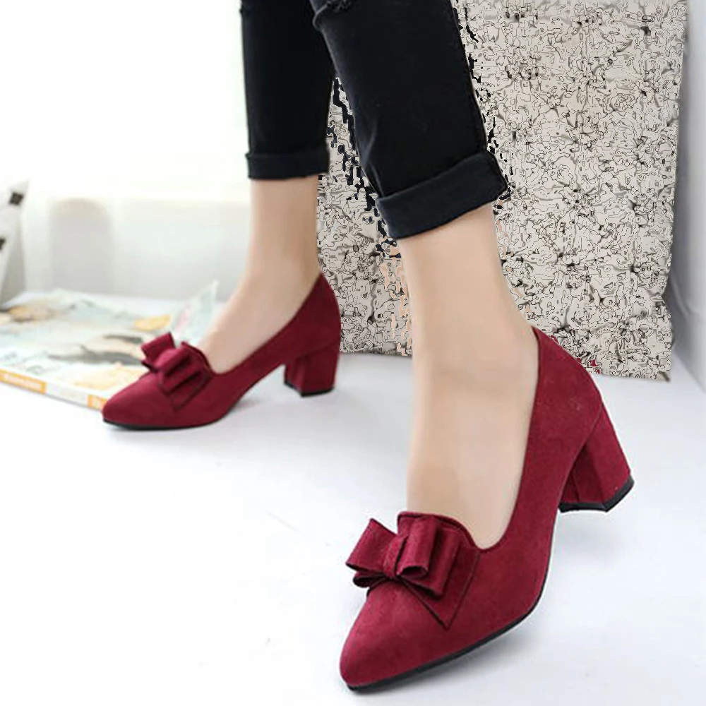 suede shoes heels