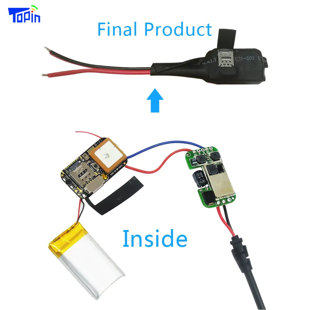 Topin CT3 Мини GSM LBS Wifi gps трекер для ноутбука тв Ebike авто локатор встроенный аккумулятор приложение веб SMS Отслеживание в реальном времени