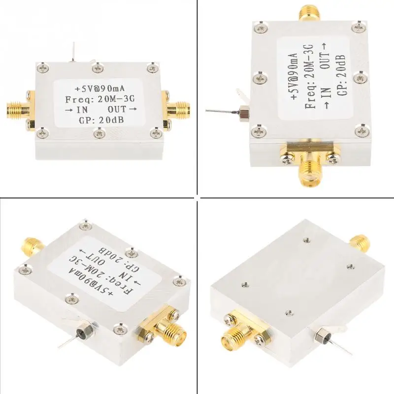 Новый 1 шт. Wideband усилитель мощности 0 02 3 ГГц усиление 20 дБ РЧ модуль платы