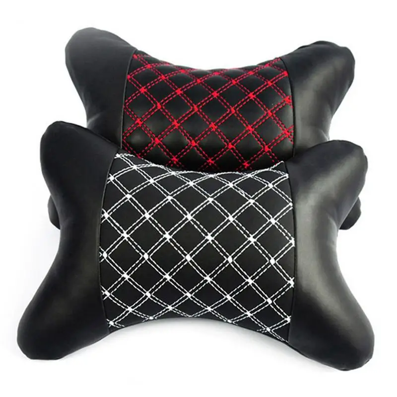 

Universal Microfiber Leather Headrest Series Cotton Microfiber Leather Car Neck Head Pillow Car Headrest Auto Inner Supplies