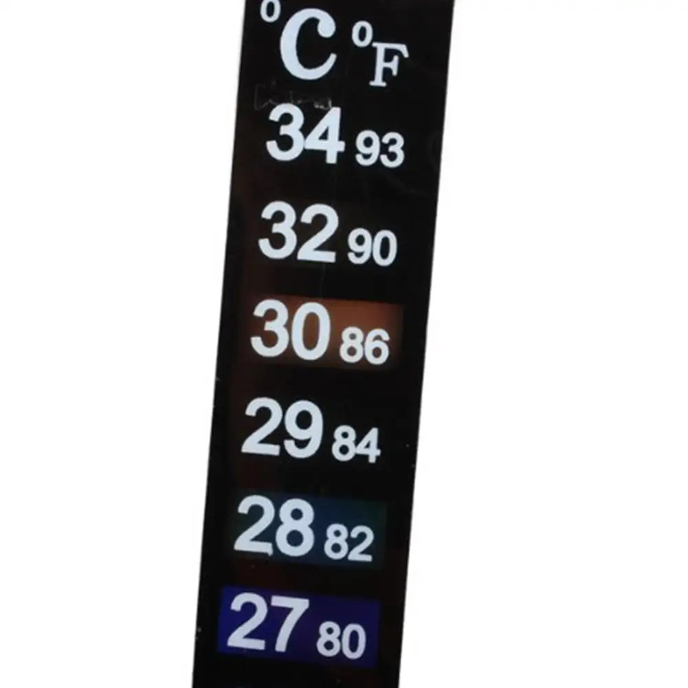 Двойной масштаб аквариума рыбы танк патч термометр Температура стикер цифровой-30