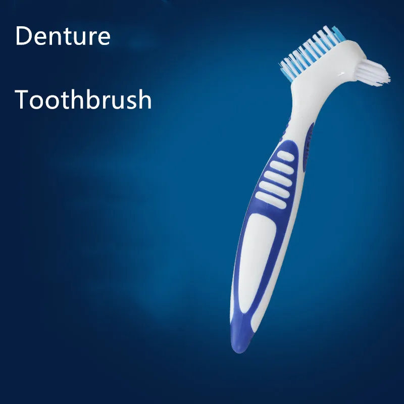 Denture Cleaning Brush Multi Layered Bristles False Teeth Brush Oral