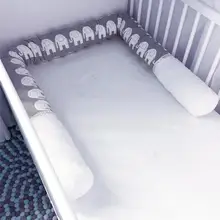 Спальная кровать бампер со змеиным принтом слона детская кроватка кровать безопасности столкновения барьер хлопок подушка