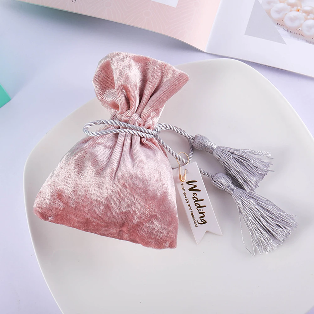 

Candy Bag Chinese Style Portable Lightweight Velvet Candy Case Festival Wedding Supplies Sweet