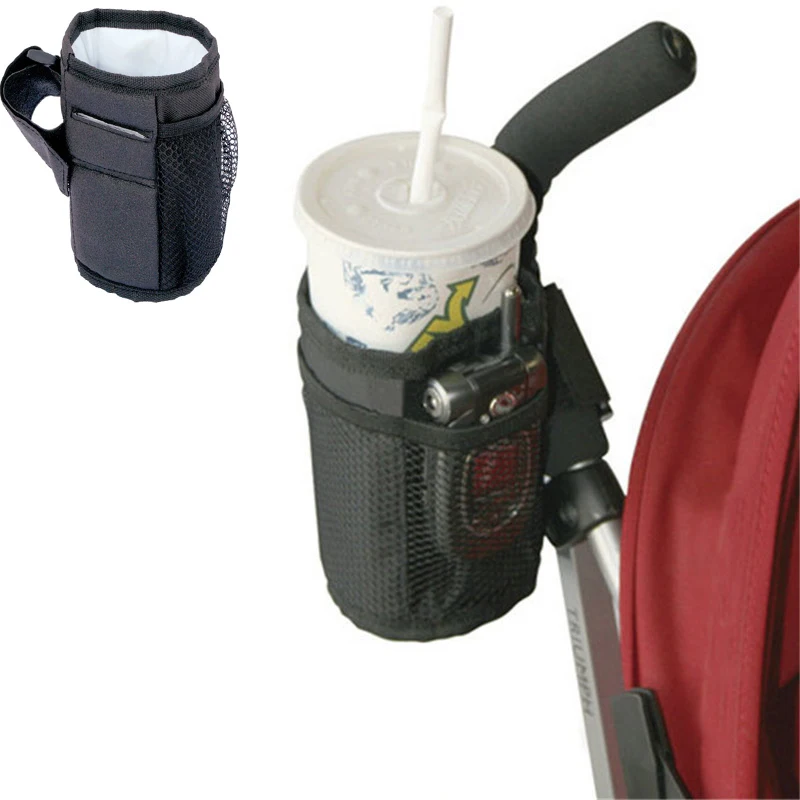 Drink Cup Bottle Holder Bag for Bicycle Baby Stroller Pram Buggy Pushchair HU