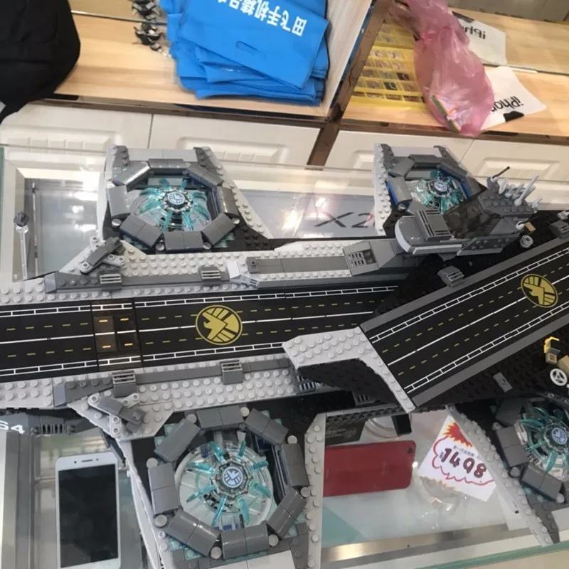 Блок 3057 шт высокий Aegis авианоситель военный орфографический Сборка строительный