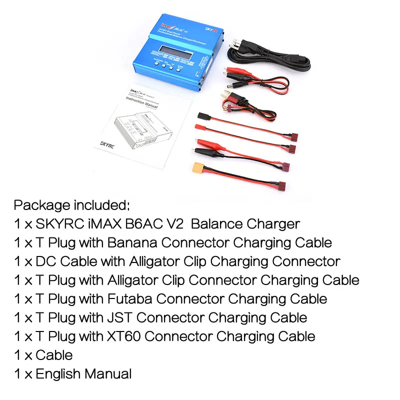 SKYRC iMAX B6AC V2 6A 50 Вт Зарядное устройство/Dis зарядное устройство для 1 6S LiPo Li Ion LiFe LiHV Nimh