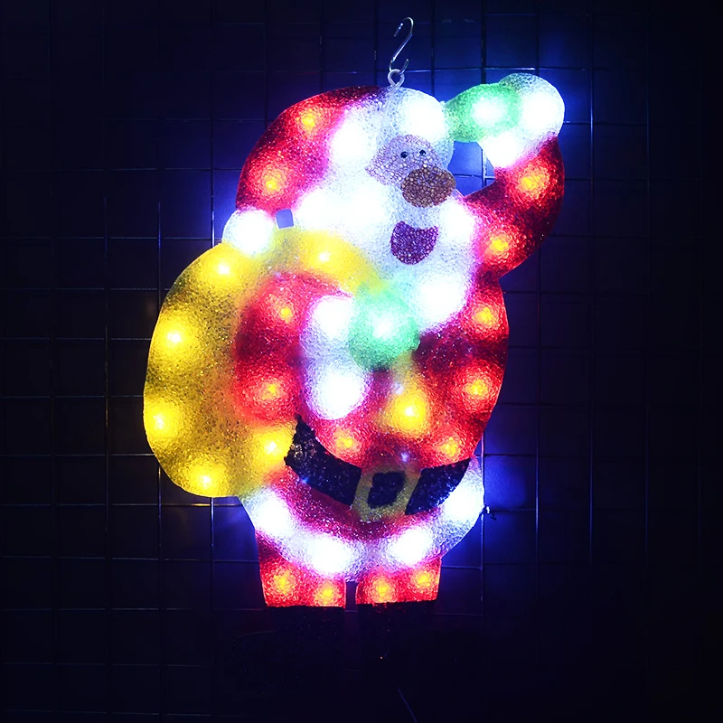 24V EVA Santa clause festival lights 21 in. Высокий navidad сказочные огни luces led украшение Рождество
